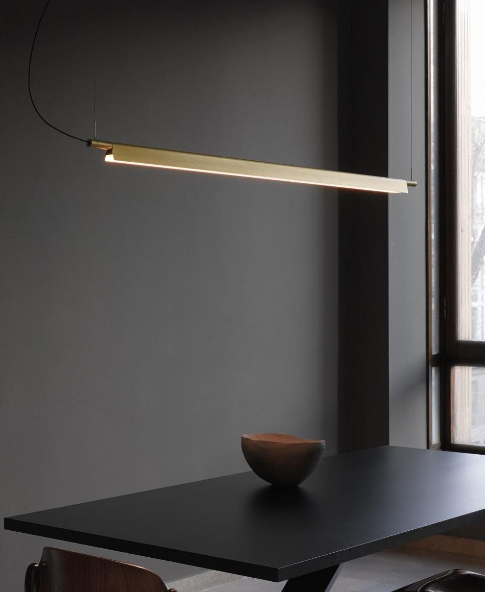 Luceplan Lampade: Luceplan Compendium Pendelleuchte Messing mit Baldachin Dim. – Nuovo e nell'imballaggio originale da Kaiserstuhl AG venduto da gmt2 6