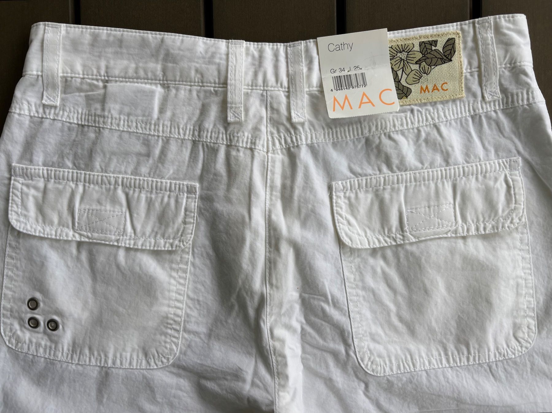 Pantaloni: MAC Cathy 7/8 Baumwollhose white zip, Gr. 34 – Nuovo e nell'imballaggio originale da Ebnat-Kappel venduto da Molton 4