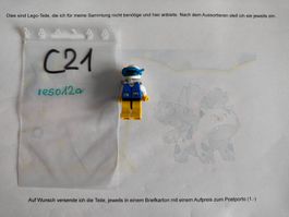 Legofigur  res012a	 Coast Guard City Center /C21
