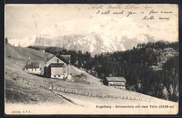 Engelberg, Teilansicht mit Umgebung, Sch