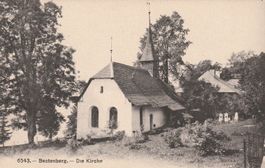 Beatenberg-Die Kirche und Friedhof-Karte ungelaufen