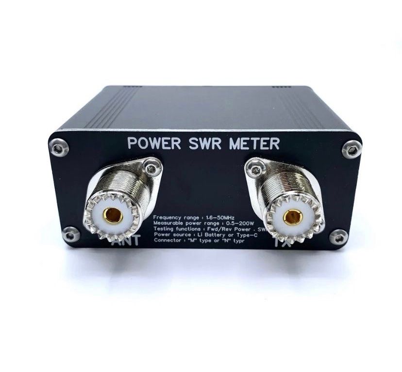 Radiocomunicazione: CB-/HAM SWR/Power Meter 200 Watt mit eingebautem Akku – Nuovo e nell'imballaggio originale da St. Gallen venduto da Radiomania-Schweiz 1