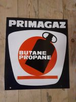 ❤ Doppelseitiges PRIMAGAZ Butane Propane Gas Emailschild 👀