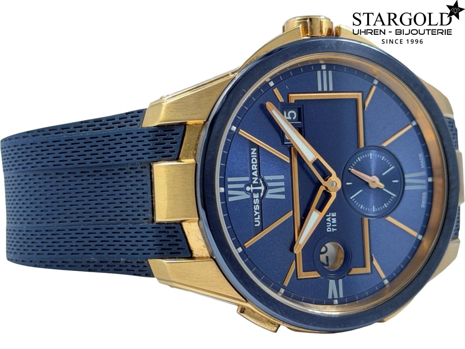 Ulysse Nardin Orologi: Ulysse Nardin Dual Time - 242-20/43 – Usato da Zürich venduto da Stargold-Uhren 2