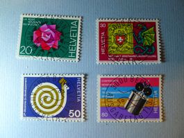 1971 Sonderpostmarken 492-495 ET Vollstempel