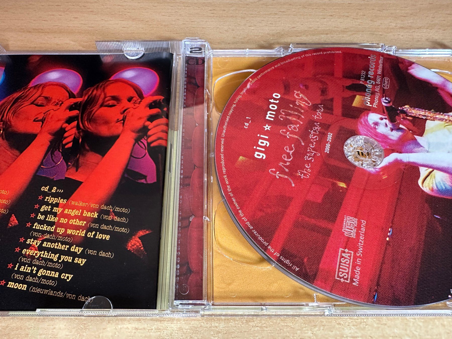 CDs: B2 Gigi Moto – Free Falling - 2 CD – Gebraucht aus Rikon im Tösstal von Alpenmutz 2