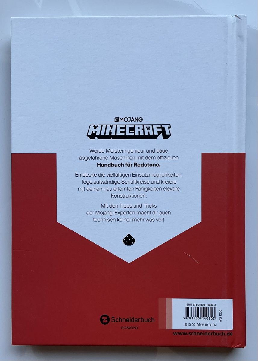 Libri: Minecraft Handbuch für Redstone – Nuovo (secondo la descrizione) da Beinwil am See venduto da Tobi-Wied 2