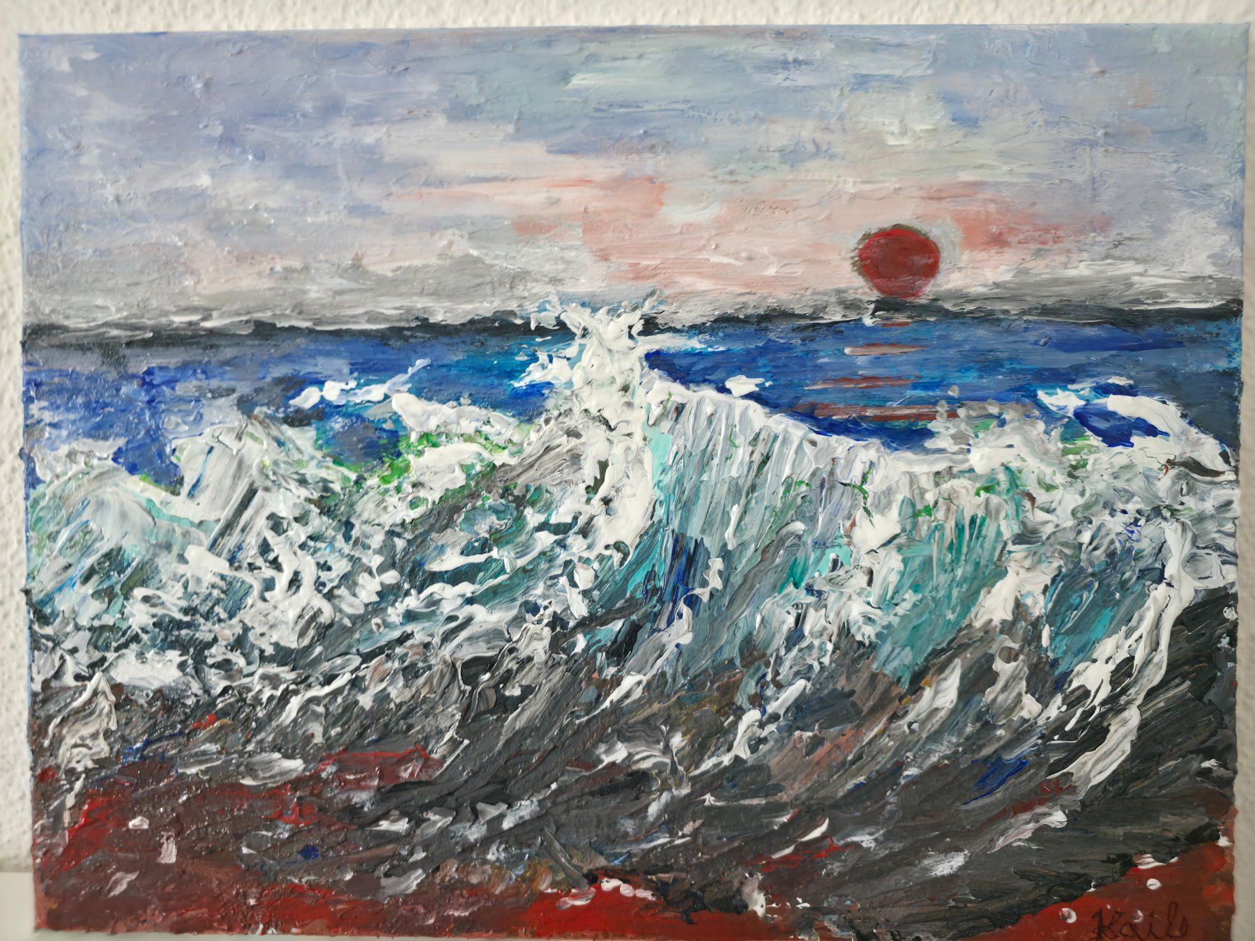 Gemälde: Seascape by Kail – Neu (gemäss Beschreibung) aus Zürich von kam_jq7s