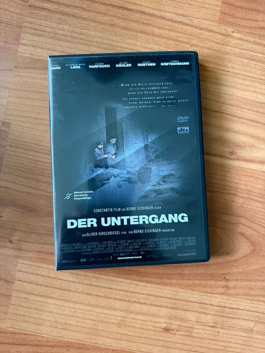 Tutti i DVDs: Der Untergang – Usato da Wängi venduto da squirrelwoman