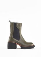 Gaudi Stiefel, Boots, leder Green, Gr. 41