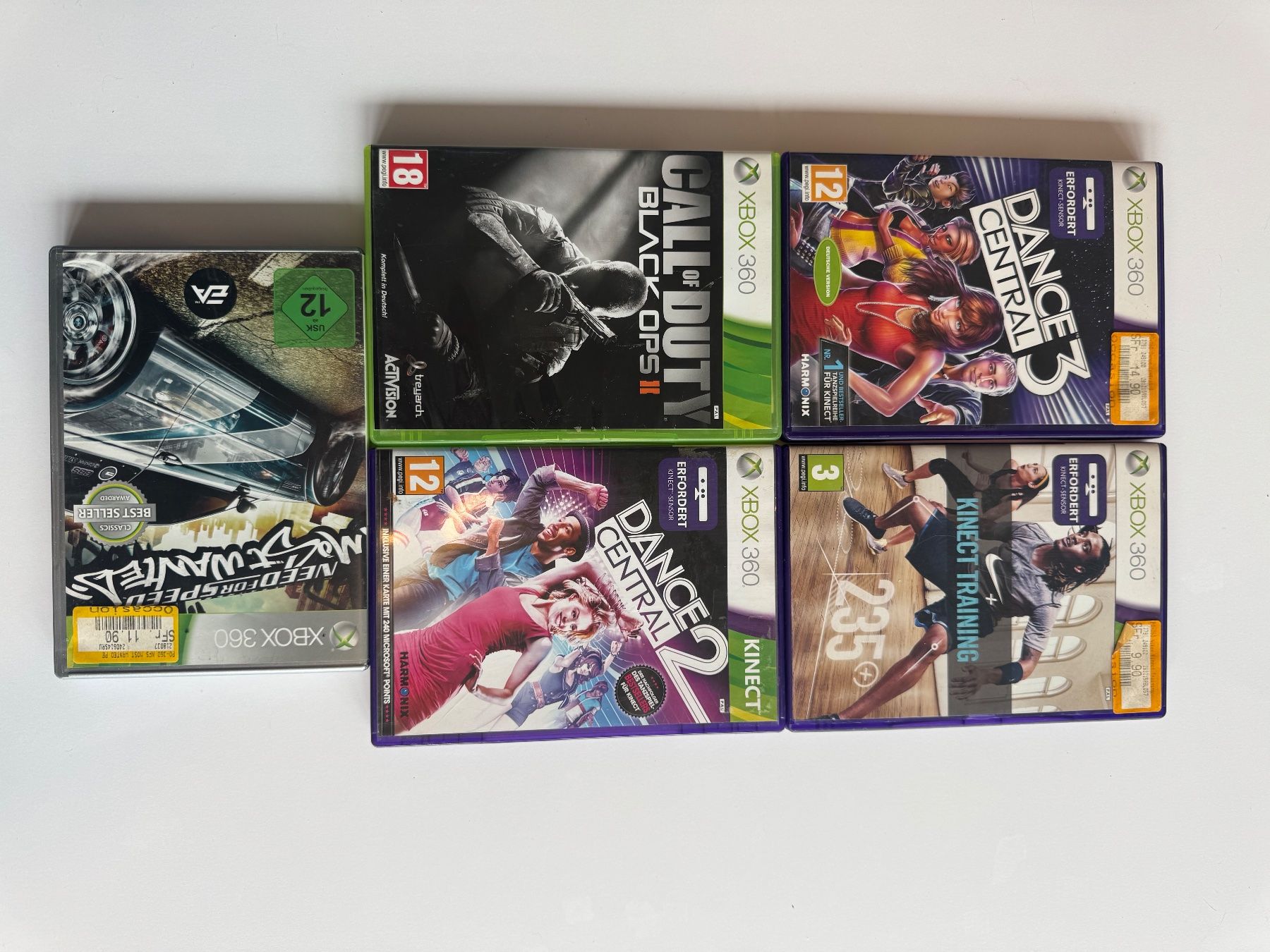 game&watch Console: Xbox 360 Slim - Konsole mit 2 Controller + 5 Spiele – Usato da Pfäffikon ZH venduto da MM8619 1