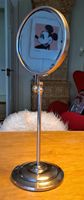 Schicker Schminkspiegel Tischspiegel Chrom  Art Deco 1920er