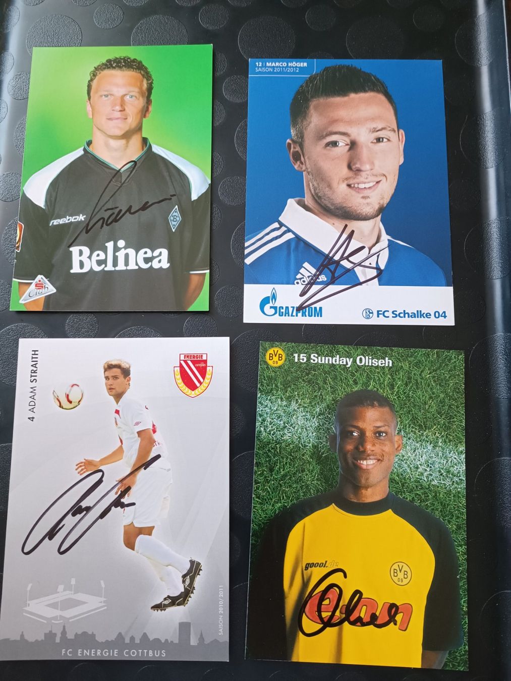 Autografi: Bundesliga - Handsigniert - 4er Set – Usato da Menziken venduto da Artographs