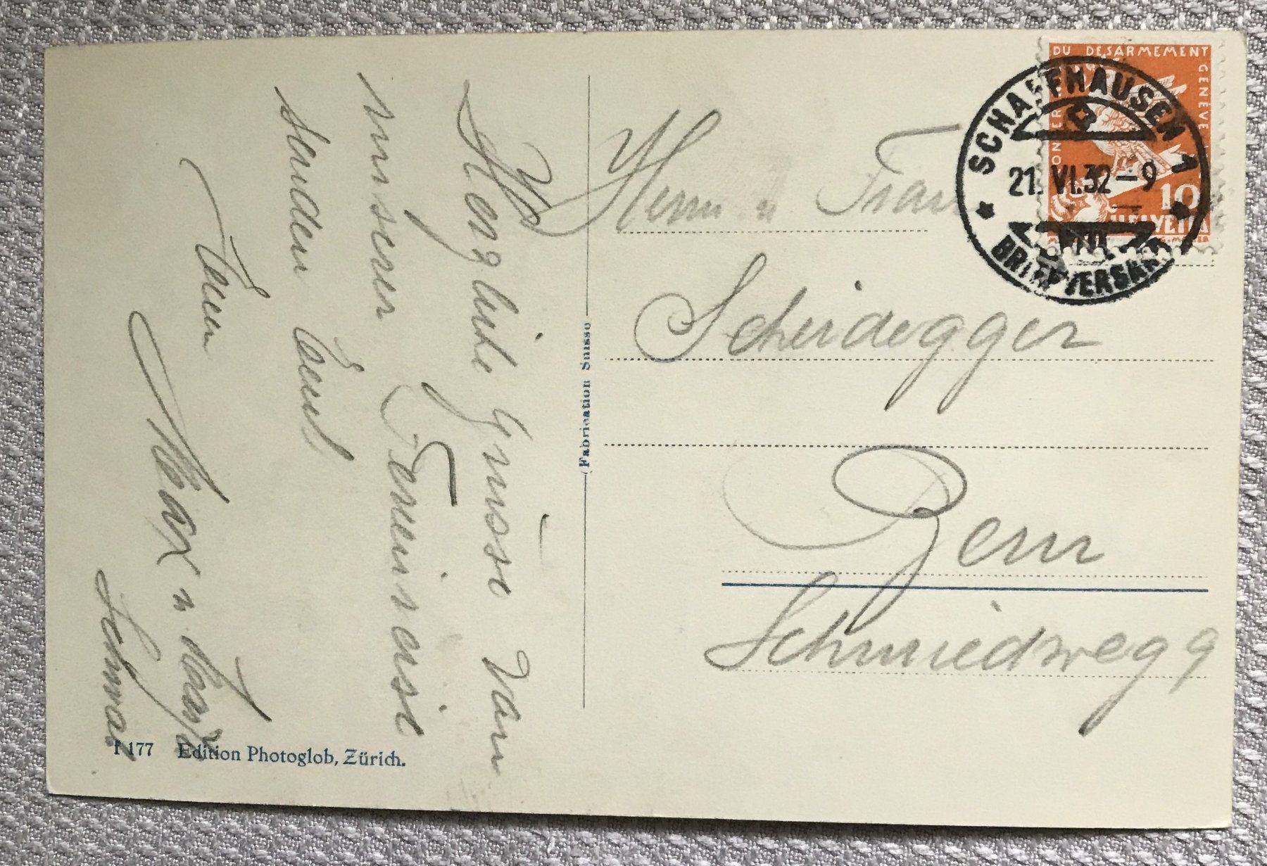 Cartoline postali: ANSICHTSKARTE RHEINFALL MIT EISENBAHN – Usato da Ostermundigen venduto da wini63 2