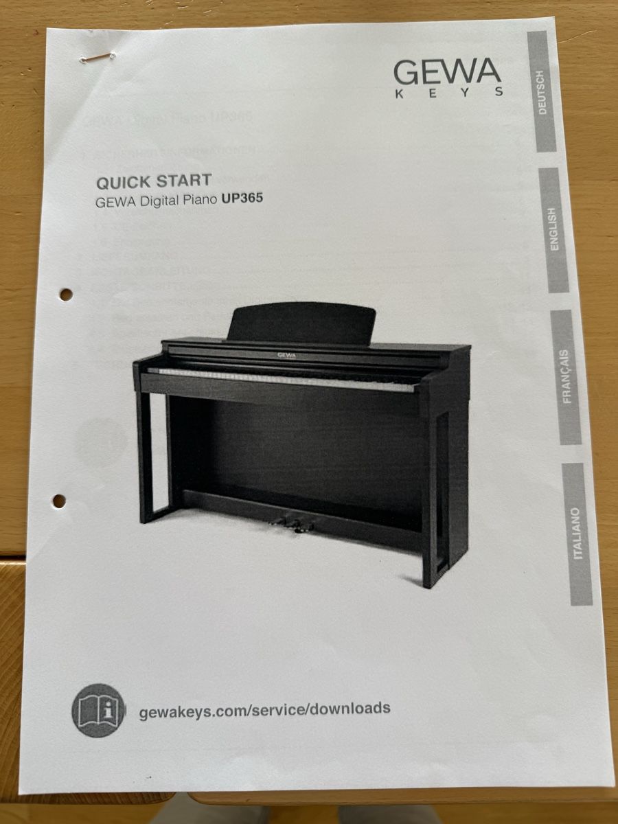 Musikinstrumente: Gewa Digital Piano – Gebraucht aus Samedan von cobol01 2