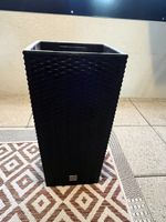 Pflanztopf quadratisch Rattanoptik H58 cm