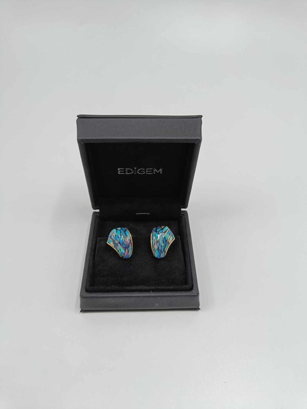 Boucles d'oreille: OPAL OHRCLIPS IN 750 ROTGOLD – D'occasion à Luzern par EdiGem
