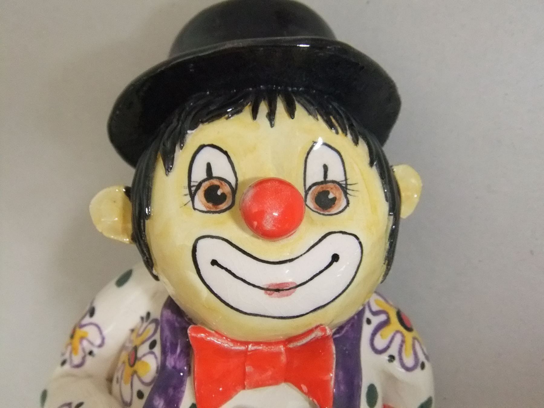 Statuette: Lustige Keramik Clown - Jakob Haas – Usato da Esslingen venduto da eintagammeer 2