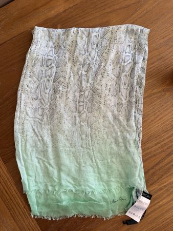 Marc Cain Snake Print Scarf – Modal & Cashmere –New with Tag