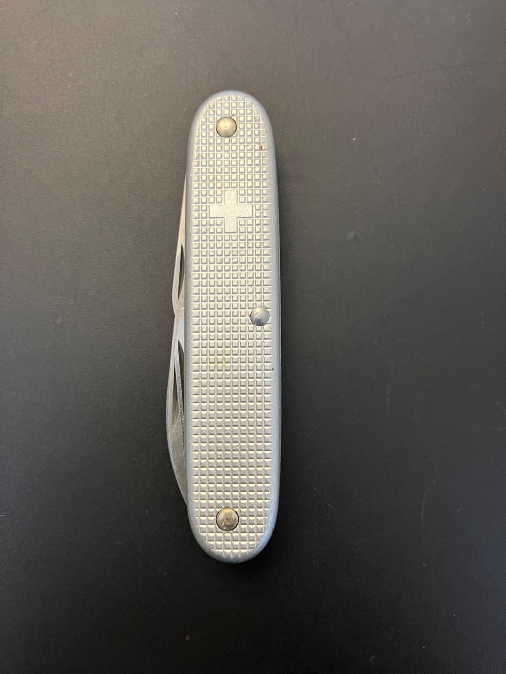 Victorinox Coltelli tascabile: Victorinox Old-Cross Technician Silber Sackmesser – Usato da Aarburg venduto da Wendepunkt_Fundgrube