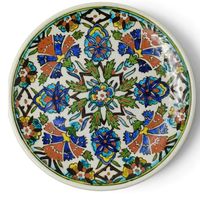 Iznik-Keramikteller, wohl 19. Jahrhundert  