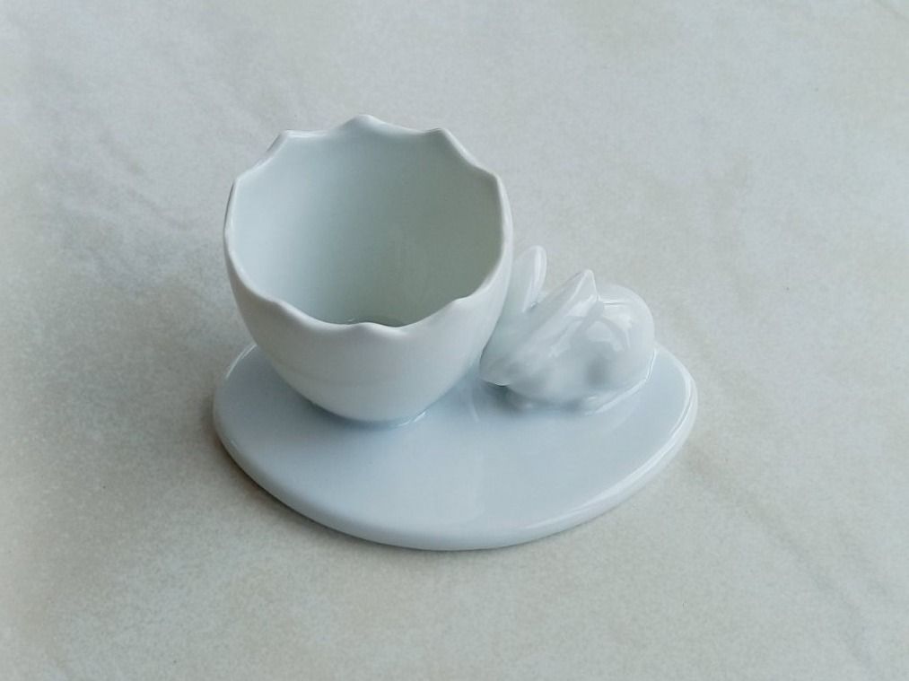 Sonstiges Geschirr: Feustel Porzellan Eivase mit Hase – Neu und originalverpackt aus Winistorf von acreativ 1