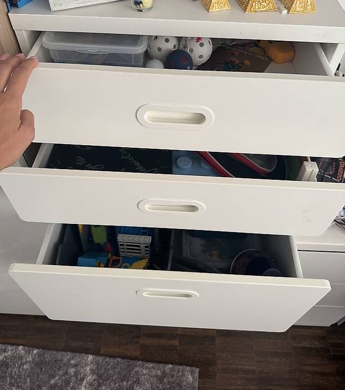 Ikea Cassettiere: Weisses Schubladenregal / Kommode  2-teilig – Usato da Oberglatt ZH venduto da lia_2jy2 3