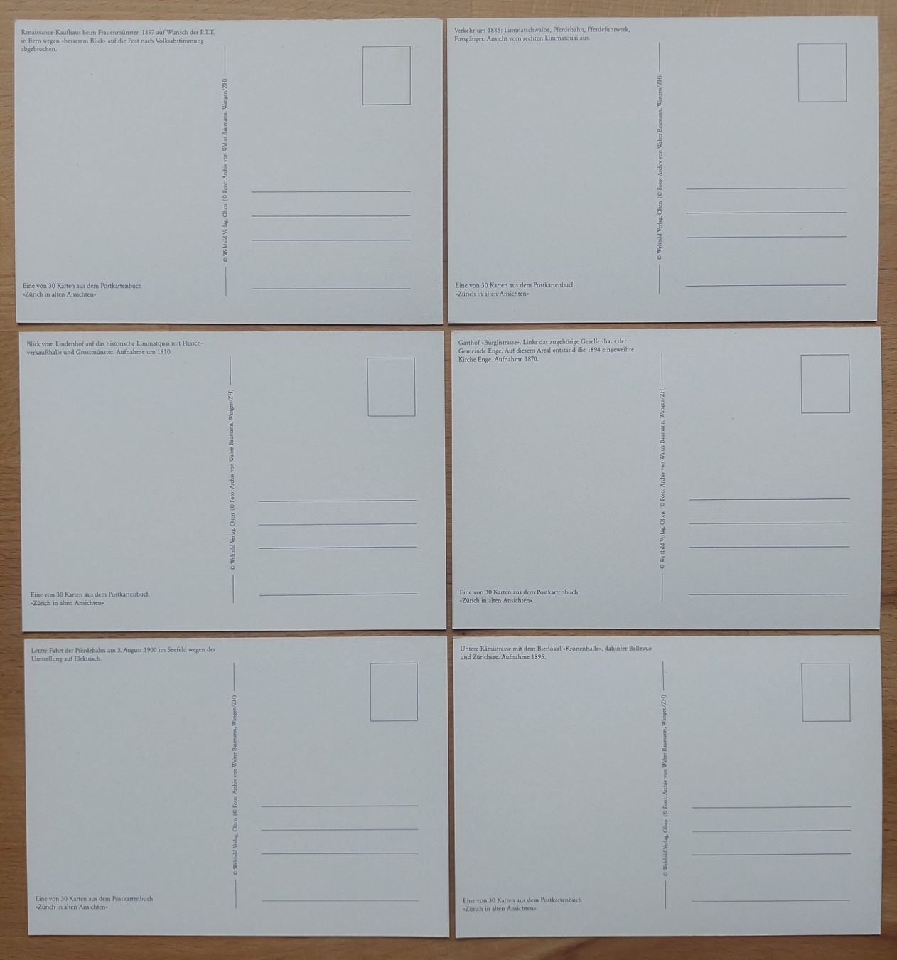 Ansichtskarten: 23 Ansichtskarten Zürich – Neu (gemäss Beschreibung) aus Obfelden von Foto_Bild_Kunst_Buch 1
