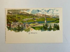 Giovanni Giacometti Ansichtskarte Engadin St. Moritz
