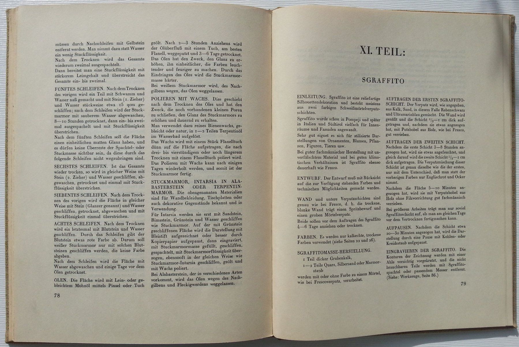 Libri: LEHRBUCH DER MALTECHNIK, Herman Sachs, 1927 – Usato da Oberriet SG venduto da Manick 7