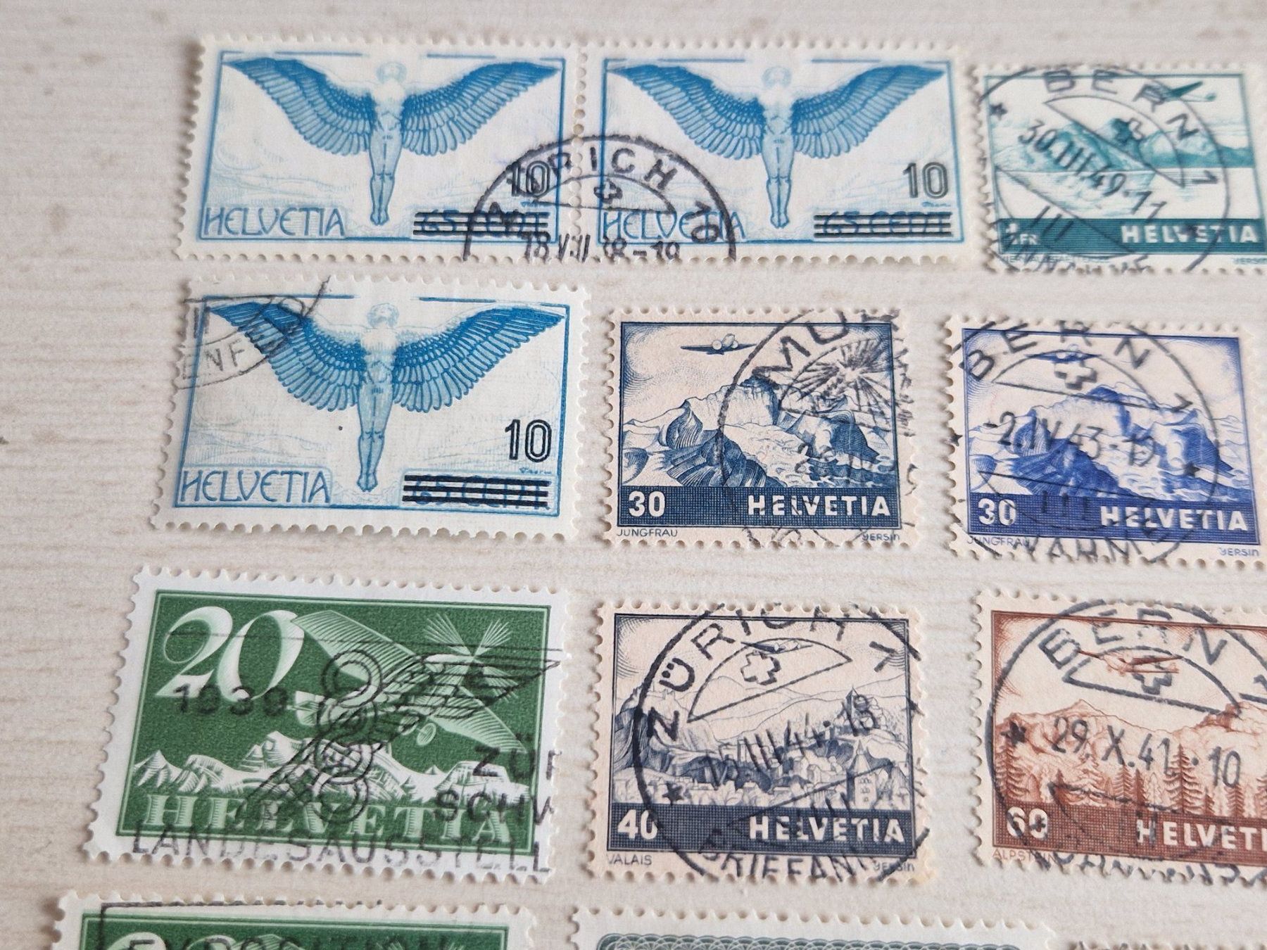 Alle Briefmarken: Ansammlung Flugpost, nicht bestimmt, ab 1.- – Gebraucht aus Burgdorf von Glossy01 1