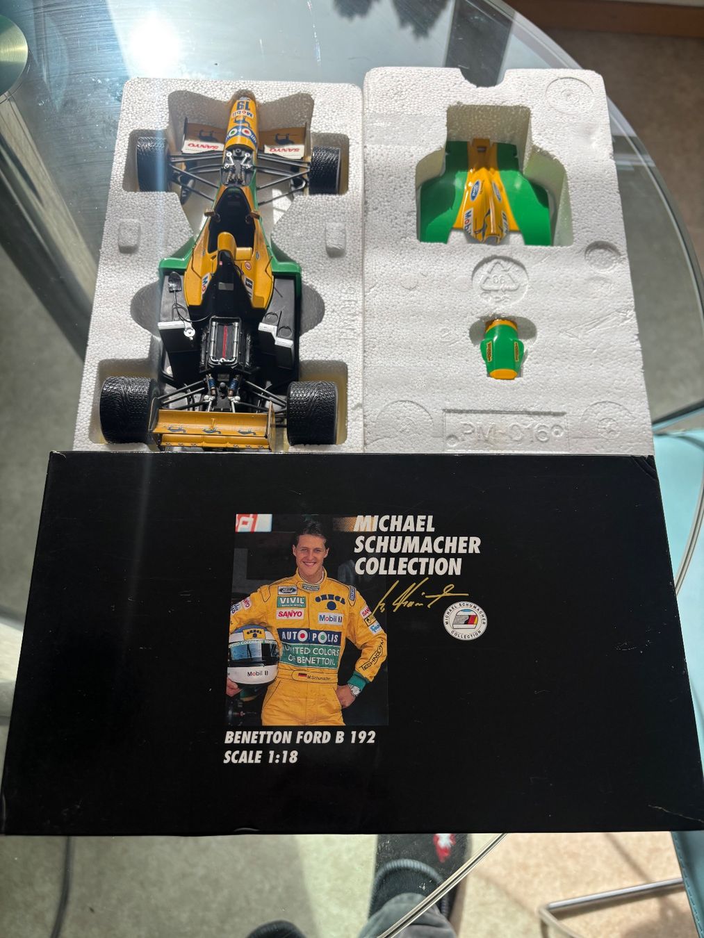 Benetton Modellini d'auto: F1 Benetton B192 Michael Schuhmacher 1:18 – Nuovo (secondo la descrizione) da Volketswil venduto da 1970rog 1