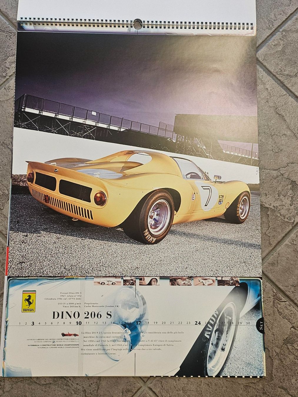 Ferrari Calendari: Raupp Ferrari Kalender 2006 – Usato da Kollbrunn venduto da equipe-bachofner.ch 7