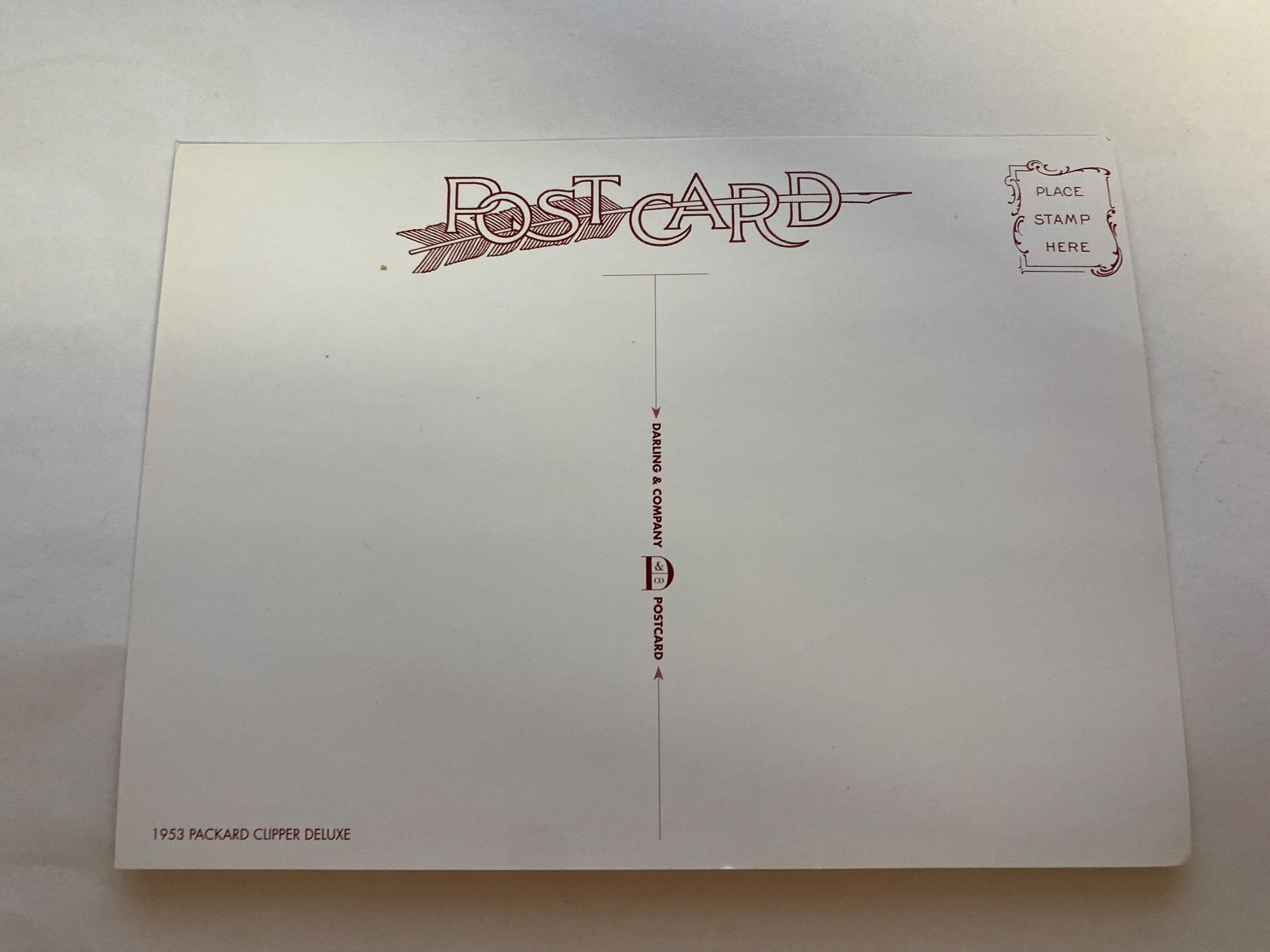 Cartoline postali: Carte postale Packard Clipper Deluxe 1953 – Usato da Le Brassus venduto da cinema13 1