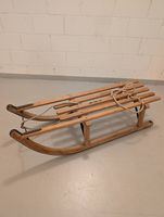Original Davoser Schlitten Holzschlitten Davos
