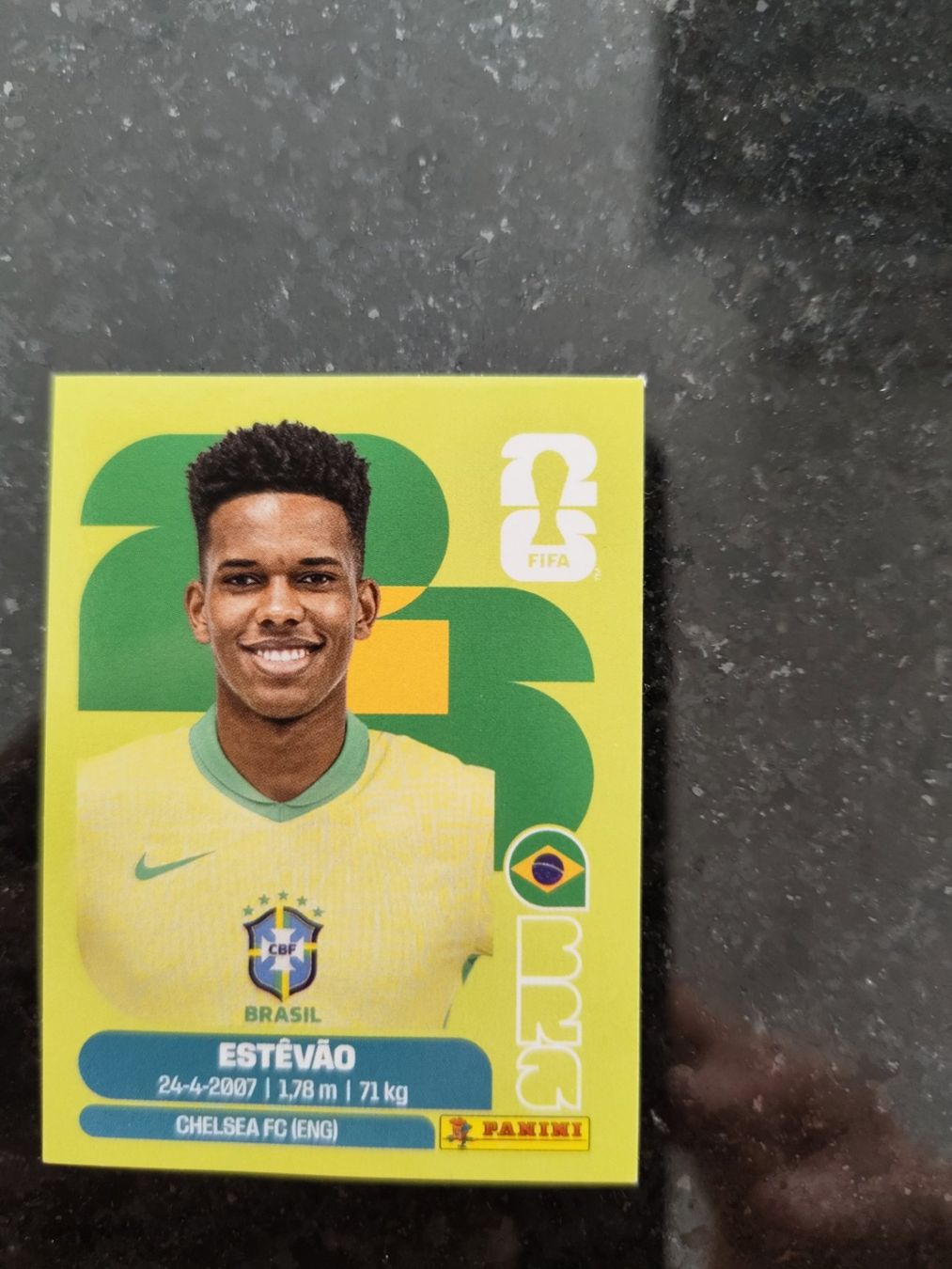 Panini Sammelbilder & Trading cards: Panini WM 2026 BRA 20, Estevao – Gebraucht aus Aarburg von gloeckgloeck
