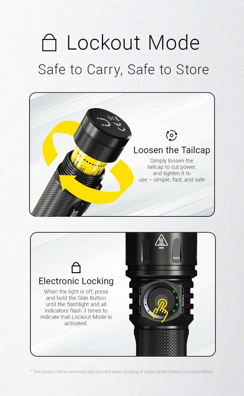 NiteCore Lampen: NITECORE EX7 - Explorer-Taschenlampe mit bis zu 6000 Lumen – Neu und originalverpackt aus Grüningen von Prolumin 7