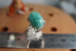 Amazonit   ring Grösse  Variabel     (Räumung!)