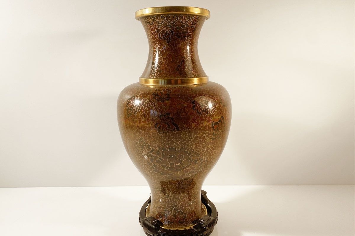 Vasi & Recipienti: Grosse chinesische Cloisonné Vase – Usato da Ballwil venduto da ClassicGallery 1