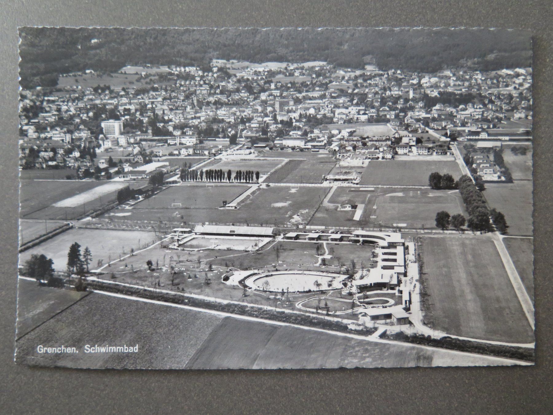 Cartoline postali: GRENCHEN - FLIEGERAUFNAHME – Usato da Wittenbach venduto da lipasal