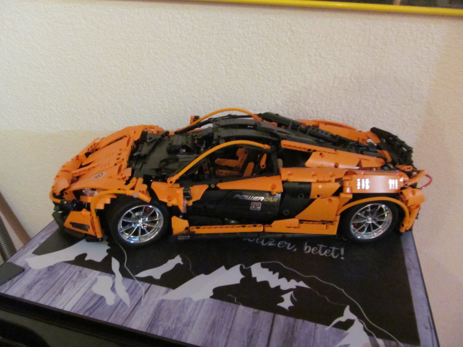 Technics Kit di costruzioni: Klemmbausteine Rennwagen, dazu der Orange gratis – Usato da Holziken venduto da arnoldini12 7