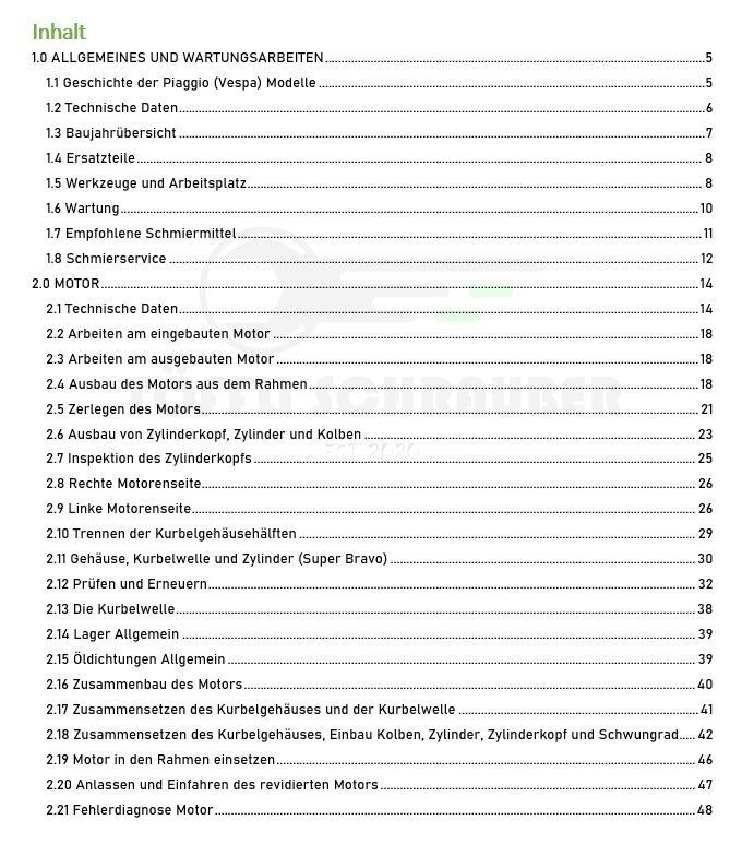 Piaggio Parti ricambio per ciclomotori: Piaggio Ciao, Bravo, Boxer Werkstatthandbuch Softcover – Nuovo e nell'imballaggio originale da Kirchleerau venduto da Toeffli_Schrauber 1