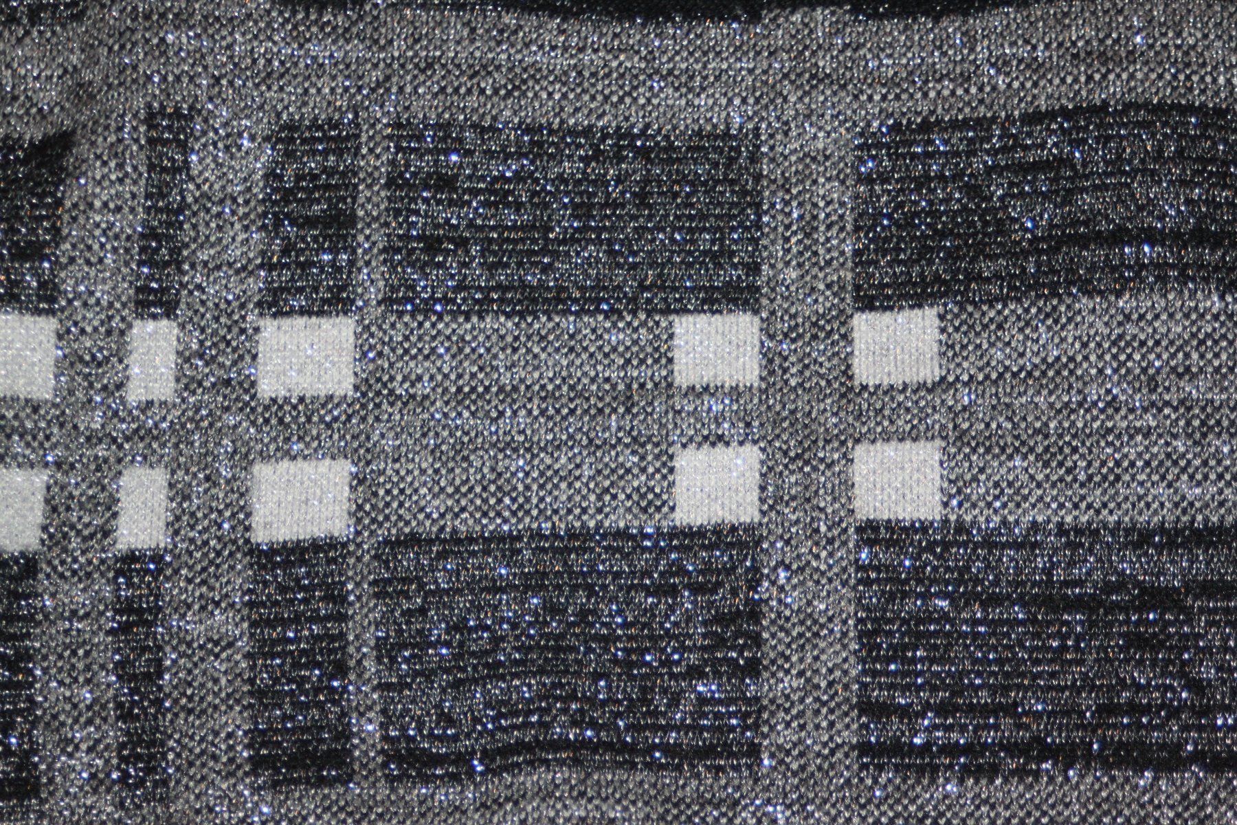 Maglioni & Felpe: schwarz weiss silber Bauchfreier Pulli S Tally Weijl – Usato da Wenslingen venduto da Strick4Alpaca 1