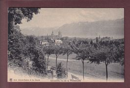 LAUSANNE vu de la Promenade