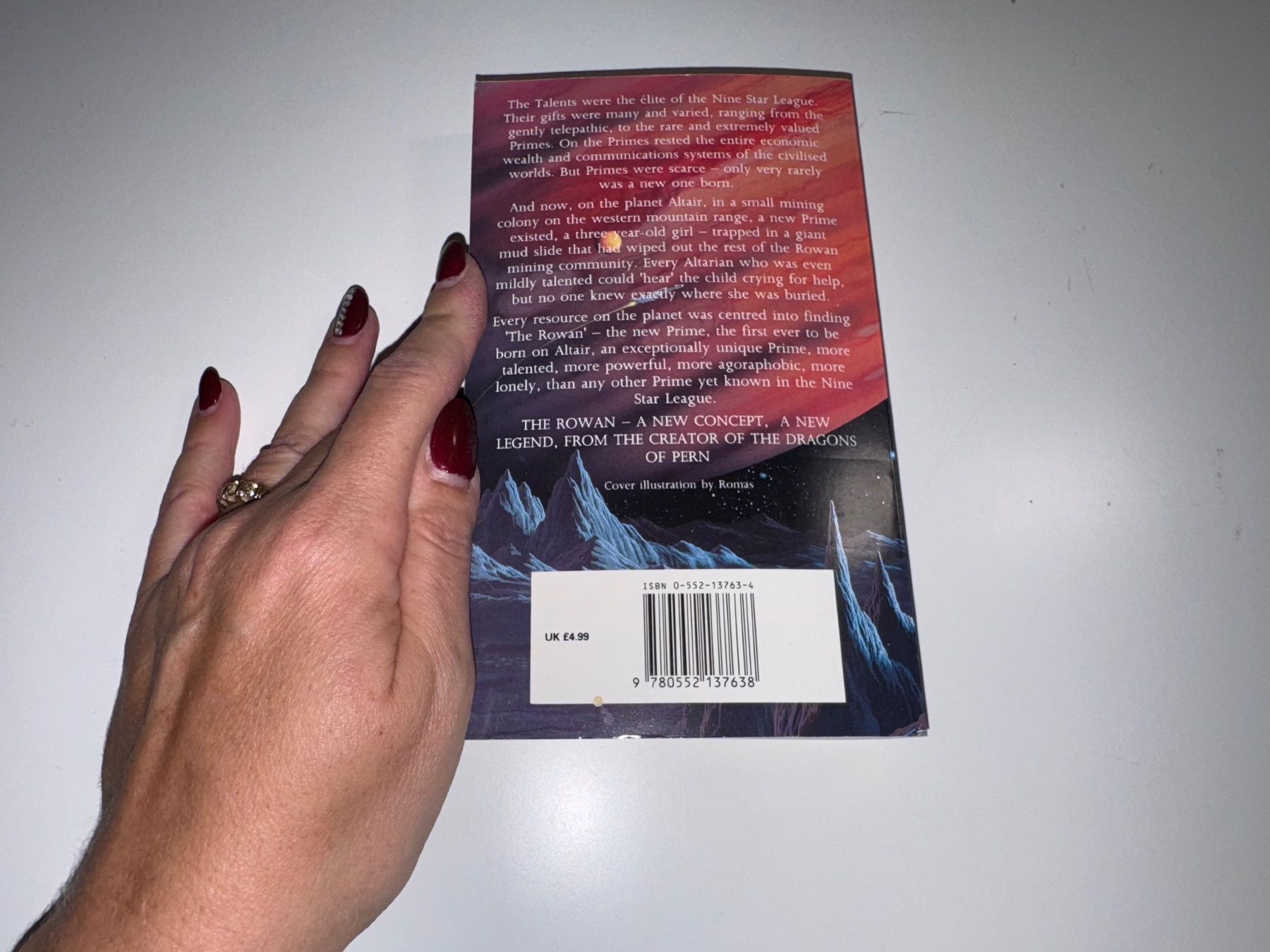 Libri: NOVEL: Ann McCaffrey, The Rowan – Usato da Grosswangen venduto da English_books 8