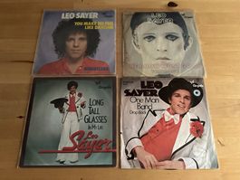 LEO SAYER tolle Singles Sammlung 7" Hits Kult 70's Top Hit