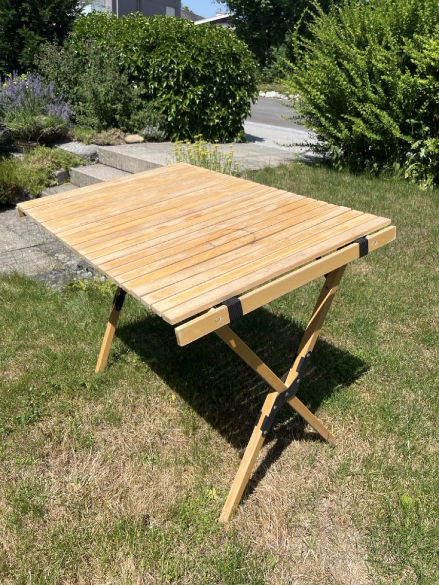 Tavoli: Campingtisch Campz Holz 90 x 60cm – Usato da Illnau venduto da Anook05 1