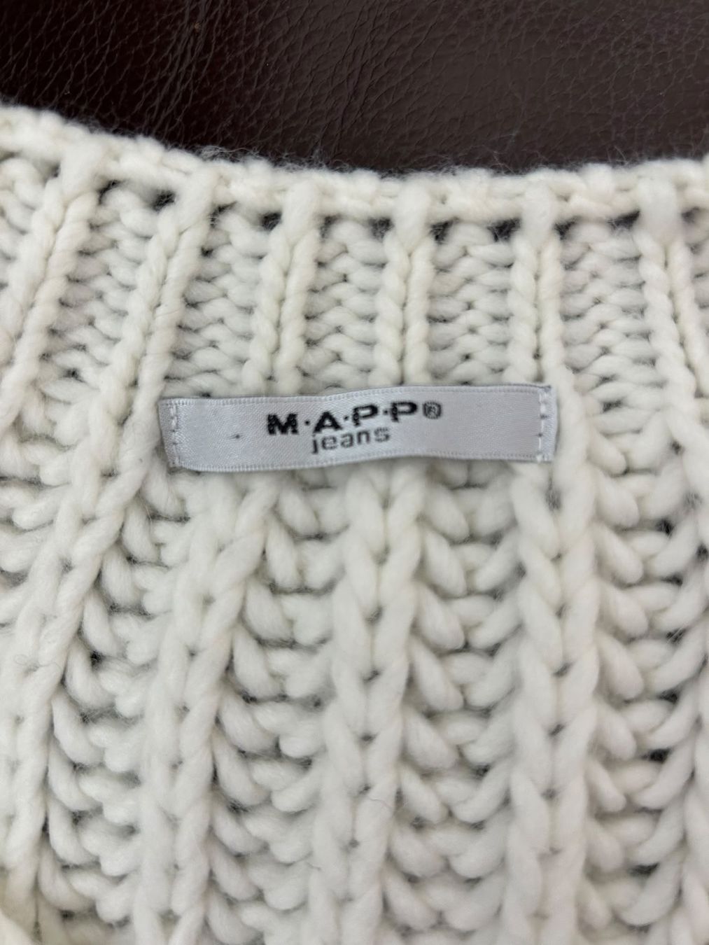 Maglioni & Felpe: Kuscheliger M.A.P.P. Grobstrick-Pullover Off-white, Gr. M – Usato da Adliswil venduto da coconut1289 3