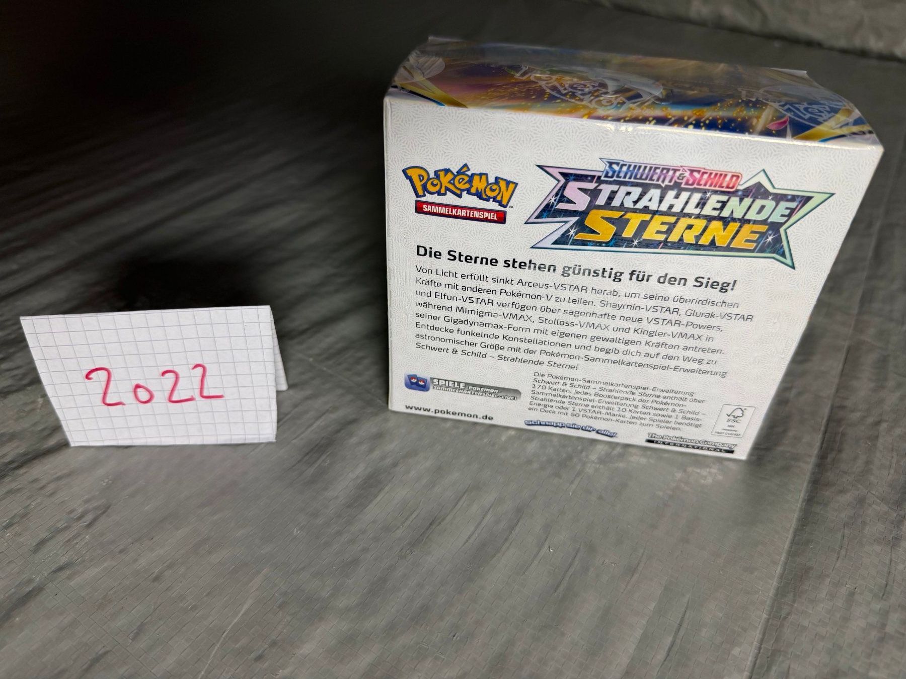 Pokémon Carte collezionabili: POKEMON-DISPLAY-STRAHLENDE STERNE -2022-DE – Nuovo e nell'imballaggio originale da Frick venduto da RC2367 2