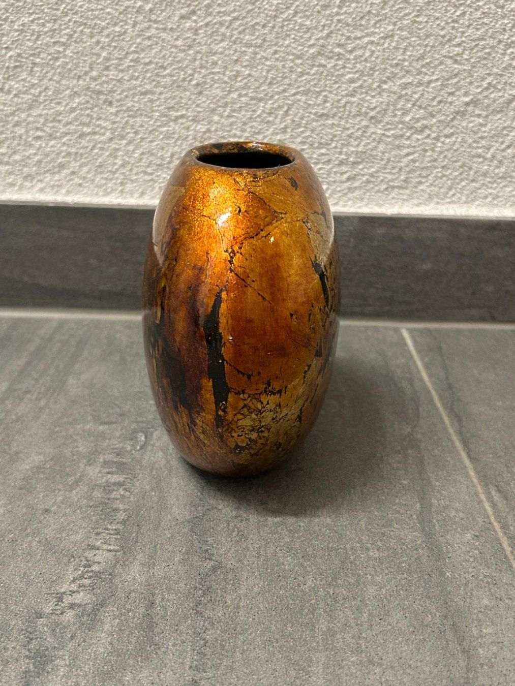 Vasi & Recipienti: Vase design noir et doré – Usato da Lausanne venduto da Weber1007 1